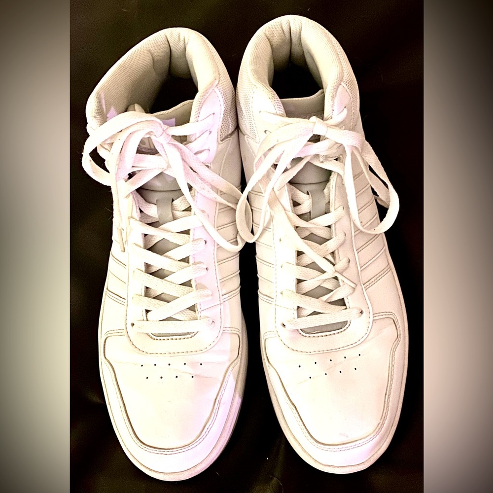Adidas Hoops 2.0 Mid Men’s Size 12 White